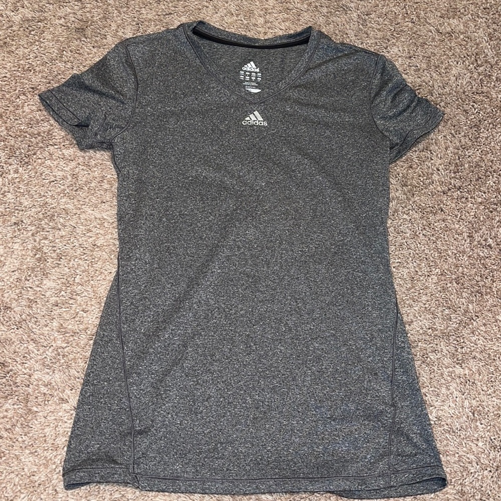 ADIDAS V-Neck ClimaLite Tight Shirt